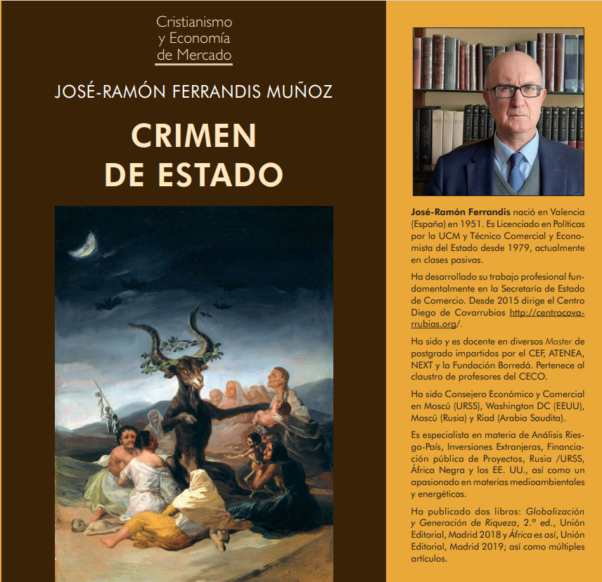 -CRIMEN DE ESTADO- El nuevo Libro de José Ramón Ferrandis. 31 DE MARZO DE 2022